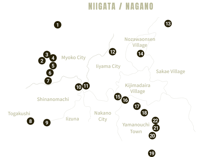 Download a map of affiliated ski resorts